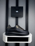 Karl Lagerfeld Black and Gold Sneakers