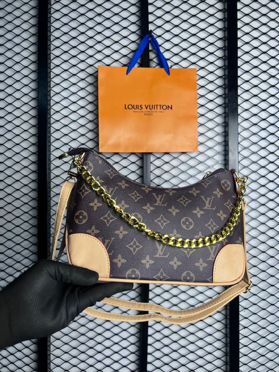 LV Monogram Multi-pocket Clutch