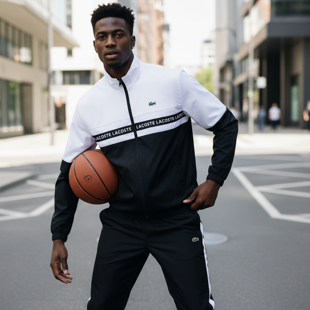 Lacoste Black/White Tracksuit