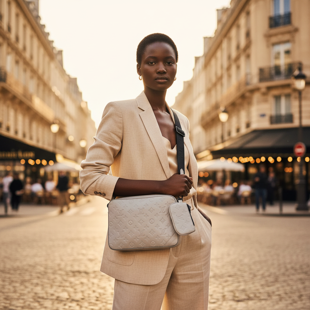 LV Bag Tile - Boulogne Tan